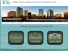 Tablet Screenshot of portal.thafl.com